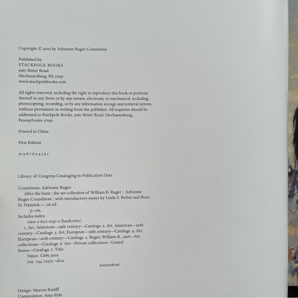 After the Hunt The Art Collection of William B. Ruger Hardbound Cover - Picture 12 of 14